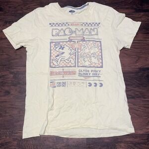 Pac Man Fight Night Video Game Retro Old Navy T-Shirt Size M